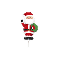 Foil Blln Santa mini