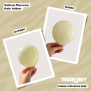 Kalisan Macaron Pale Yellow 5" Latex Balloon 100pk