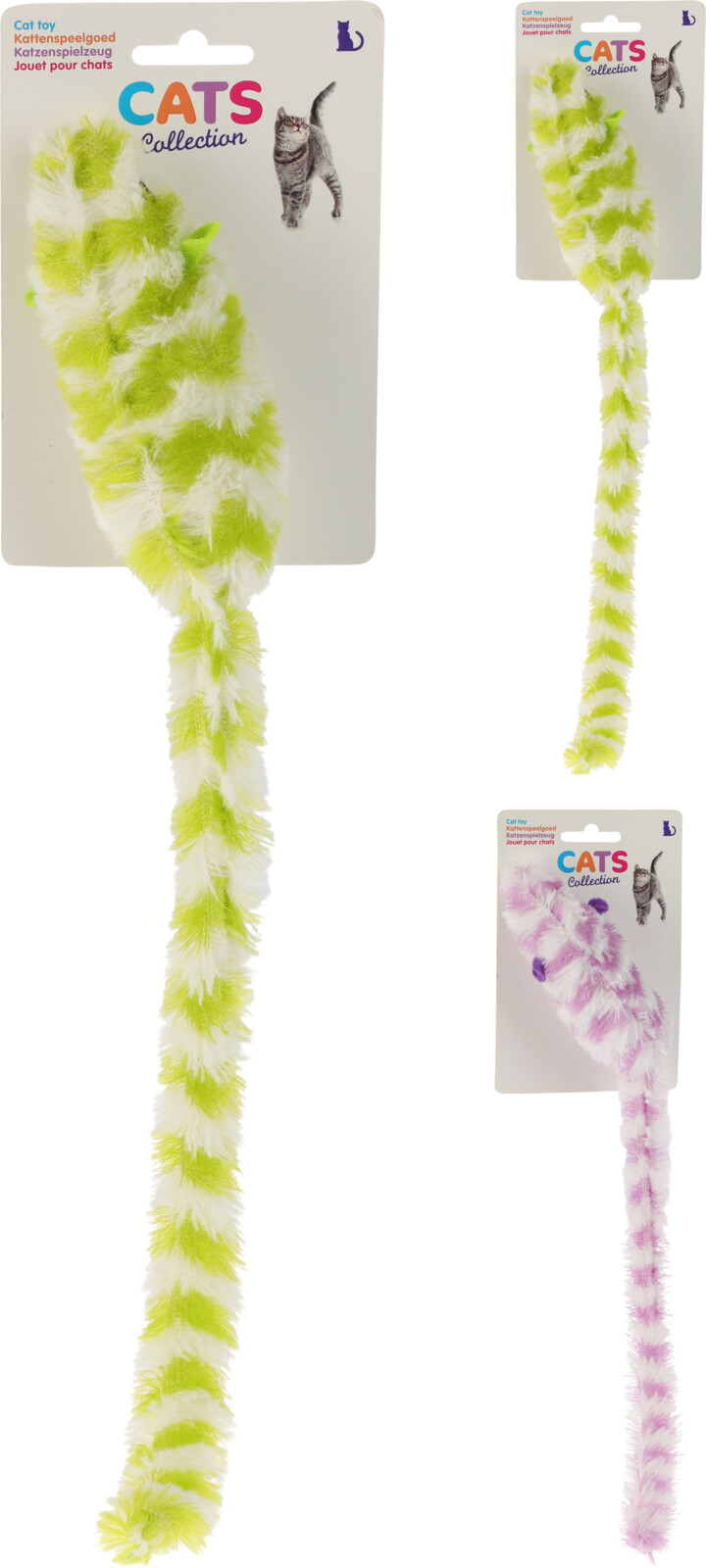 Koopman Cat Toy With Tail (Colour May Vary)