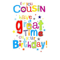 Simon Elvin C50 Birthday Cousin 6pk