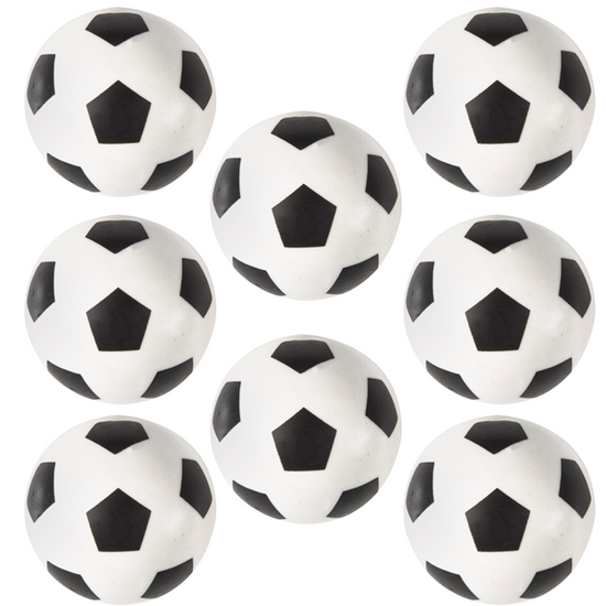 Unique 8 Pack Party Favours Bouncy Balls Football