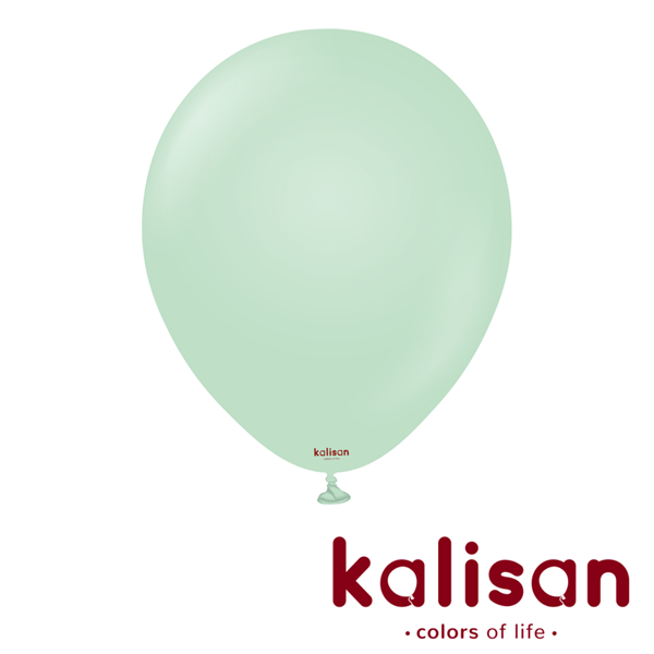 Kalisan Macaron Green 18" Latex Balloons 25pk