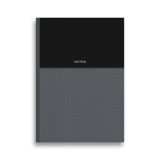 Notepad Grey Block A4 Lined 80Gsm 100 Sheets