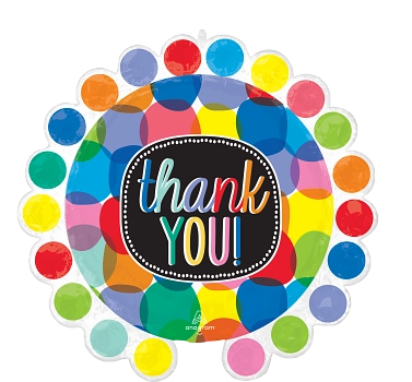 Anagram Bubbly Thank You 26" Foil Balloon