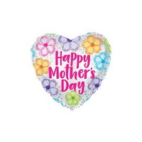 Mother's Day Curly Flowers 9" Foil Balloon