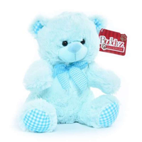 Tiger Feet Plush Nursery Bear Blue 25cm