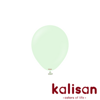 Kalisan Macaron Pale Green 5" Latex Balloons 100pk