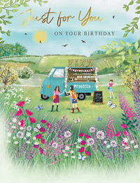 Regal 6 Pack Cards 8x6 Birthday Open