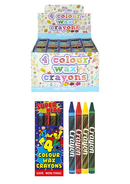 Super Hero Wax Crayons 4pk