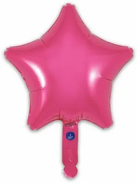 Oaktree 5 Pack Foil Balloon Pink Star 9