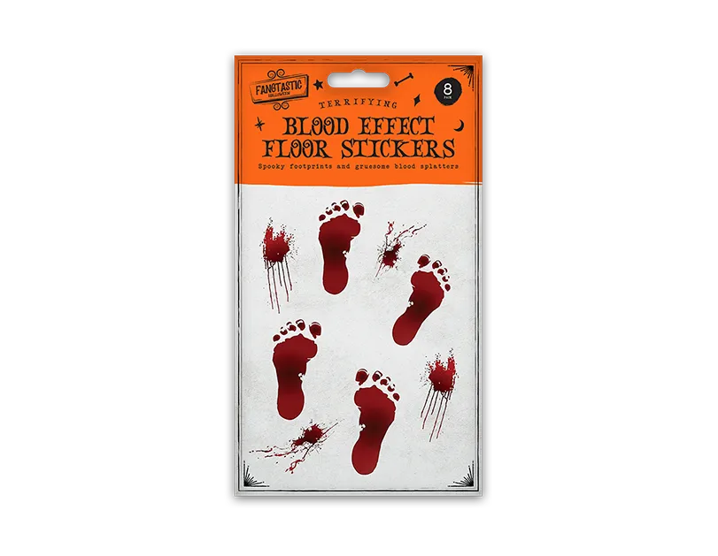 Blood Footprint Floor Stickers