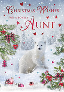 Regal 6 Pack C75 Cards Christmas Aunt