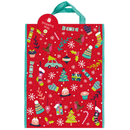 Shopping Bag 30 x 40cm Non-Woven Christmas Icons