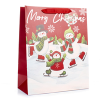 Tulip 6 Pack Gift Bags Snowmen Large