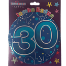Blue Age 30 Jumbo Badge