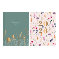 Diary A5 WTV Floral Meadow 2027 12pk