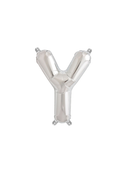 Northstar Foil Balloon Silver 16" Letter Y