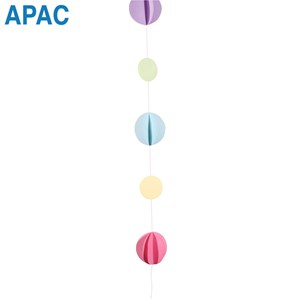 Pastel Colours Circle Balloon Tail