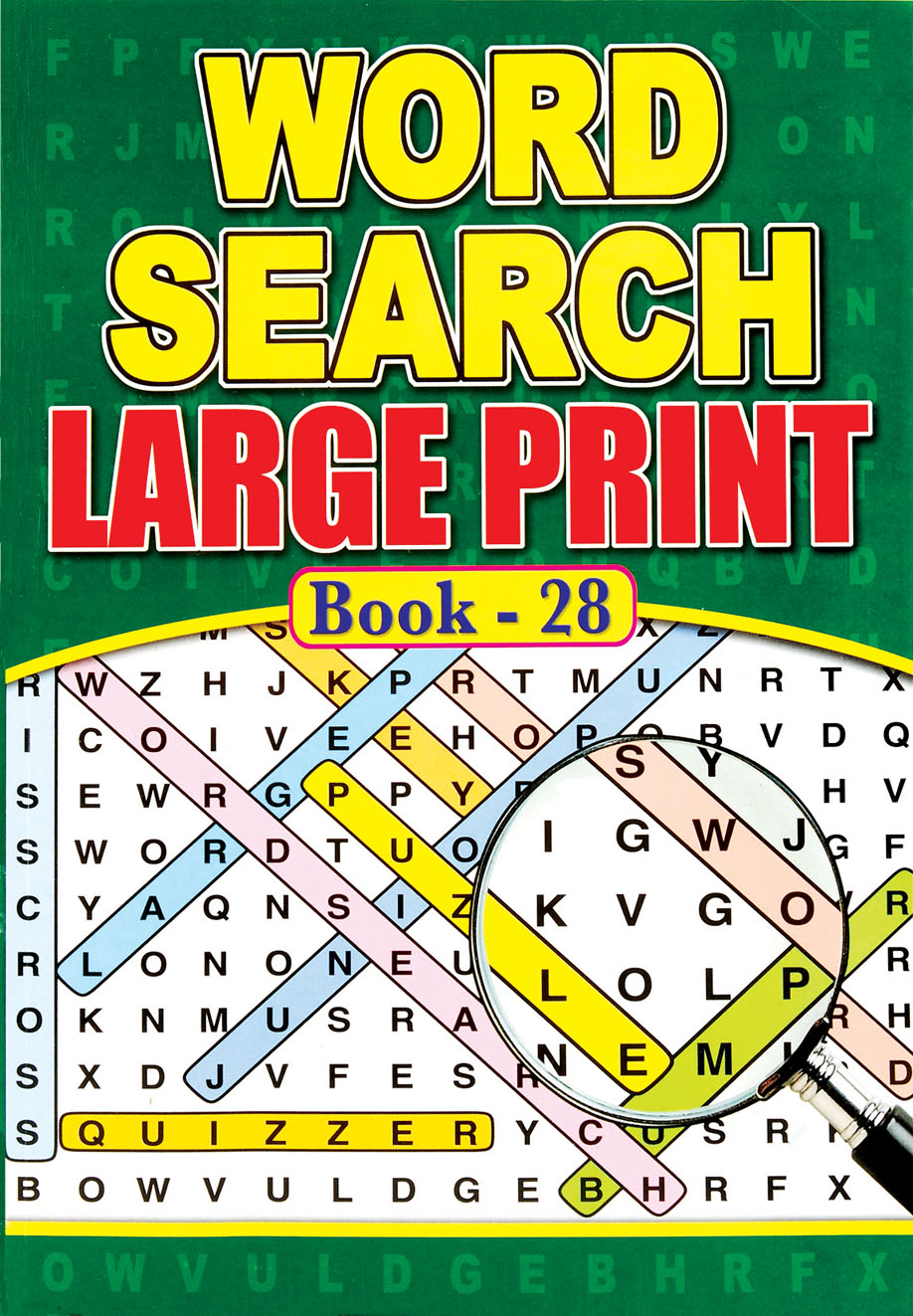 Wordsearch Book Large Print A4 12pk