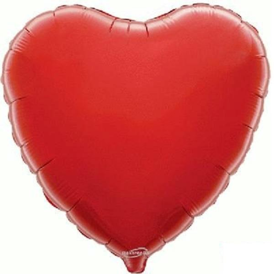 Oaktree Foil Balloon Red Heart 18"