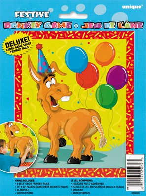 Unique Festive Pin The Tail On The Donkey Game