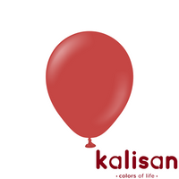 Kalisan Standard Deep Red 12" Latex Balloons 100pk