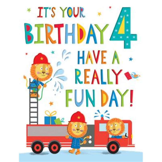 Regal C75 Birthday Age 4 6pk