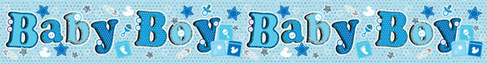 Baby Girl Banner 2.6M 6pk