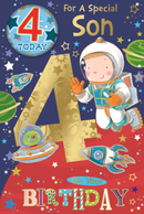 Xpress Yourself 6 Pack Cards C75 Birthday Age 4