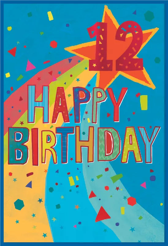 Simon Elvin C50 Birthday Age 12 6pk