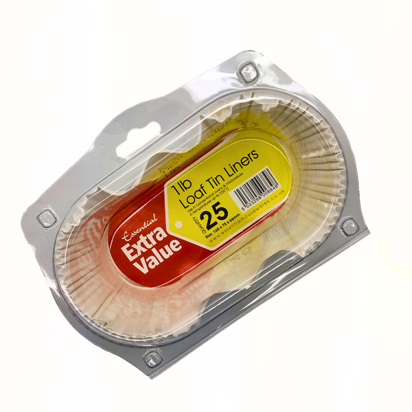 1lb Loaf Tin Liners 25pk