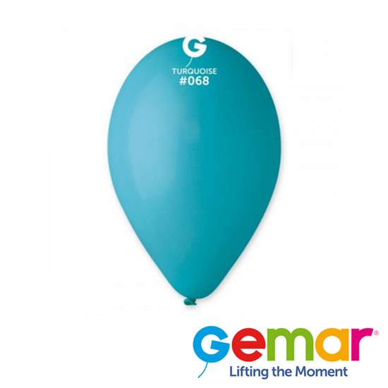 Gemar Standard Turquoise 13" Latex Balloons 50pk