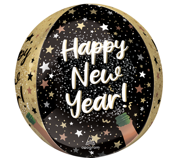 Anagram New Year Sparkle 16" Orbz Balloon