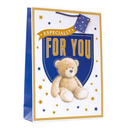 6pk Giftbags Medium Portrait Bear With Text