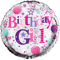 Birthday Girl 18" Foil Balloon