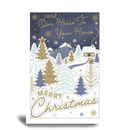 Prelude 6 Pack Cards C75 Christmas Outdoor Scene