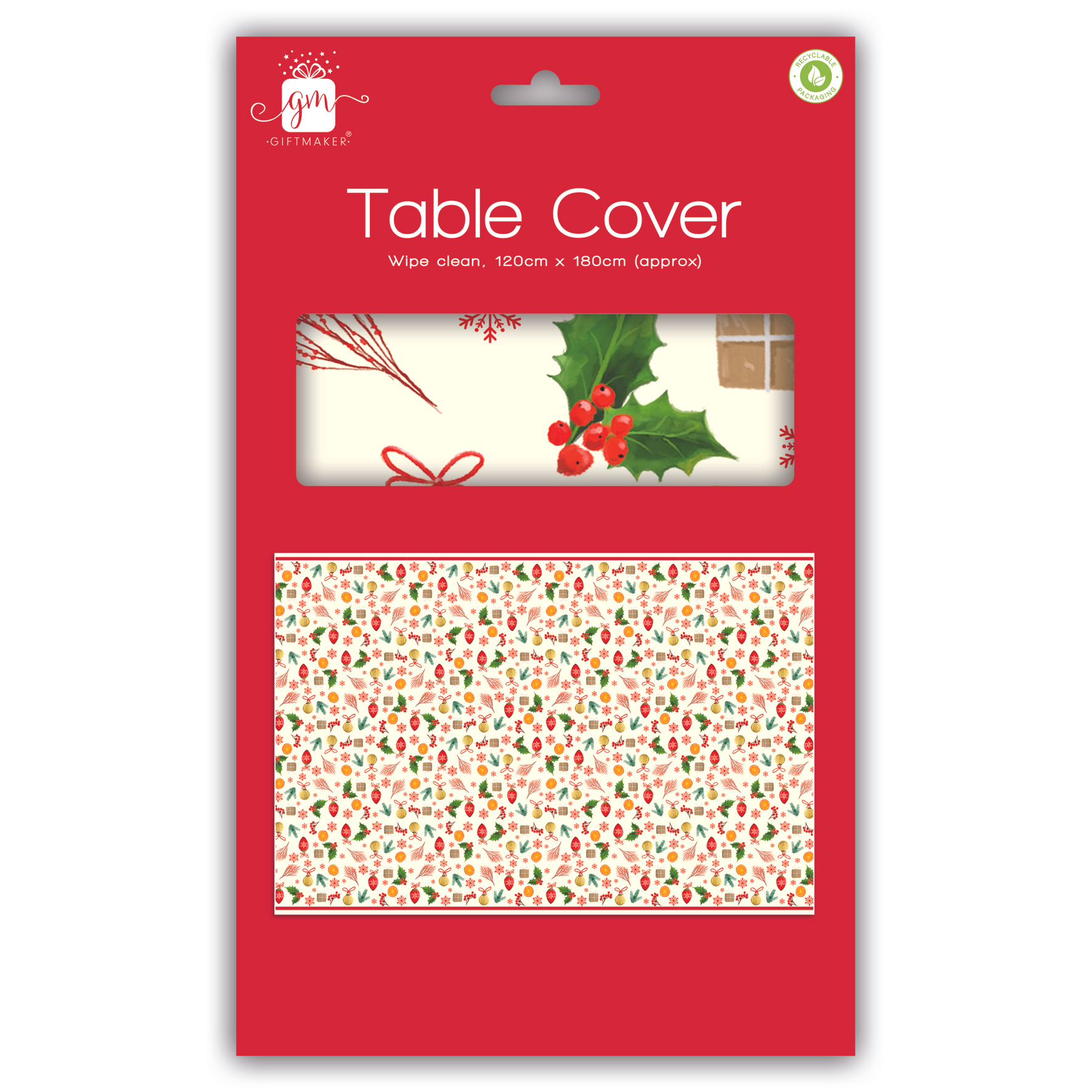Tablecover Christmas Traditional 120x180