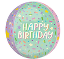 Anagram Ice Cream Party 15" Orbz Balloon
