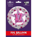 Age 17 Female 18" Foil Balloon