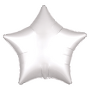 Anagram Foil Balloon Satin Luxe White Star 18"