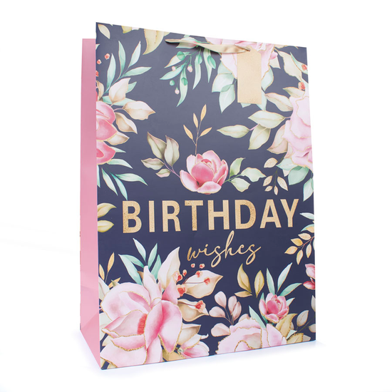 Tiger Feet Gift Bag Birthday Flowers Large 6pk