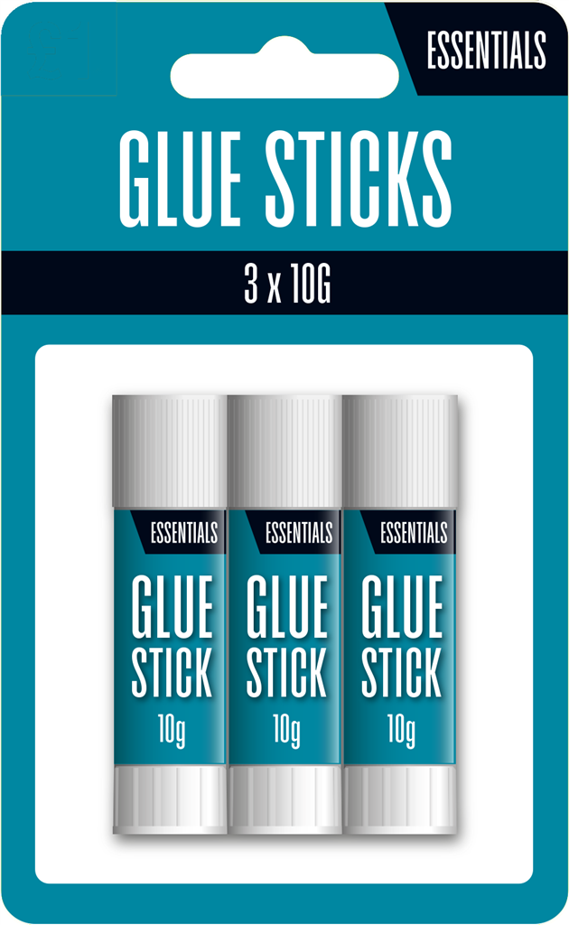 3pk Glue Stick 10g