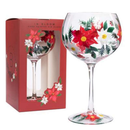 Gin Glass Poinsetta