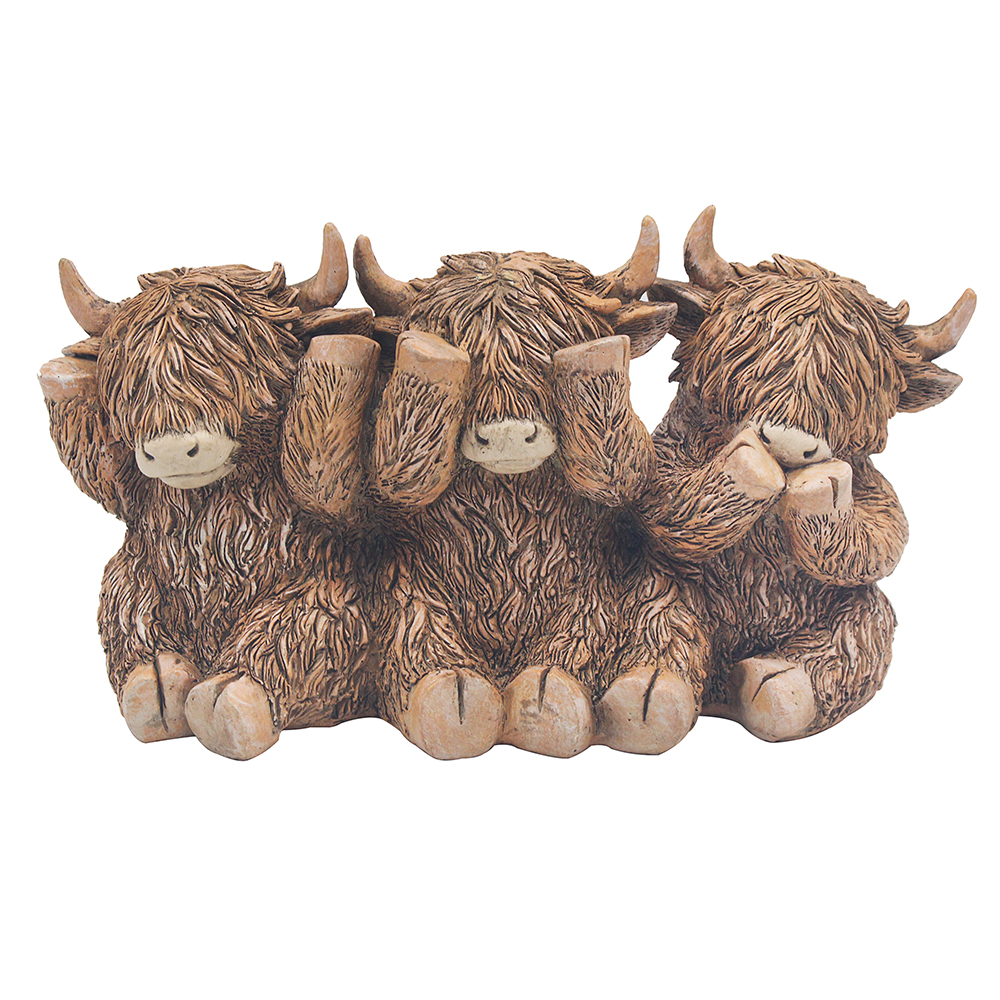 Highland Cow Trio