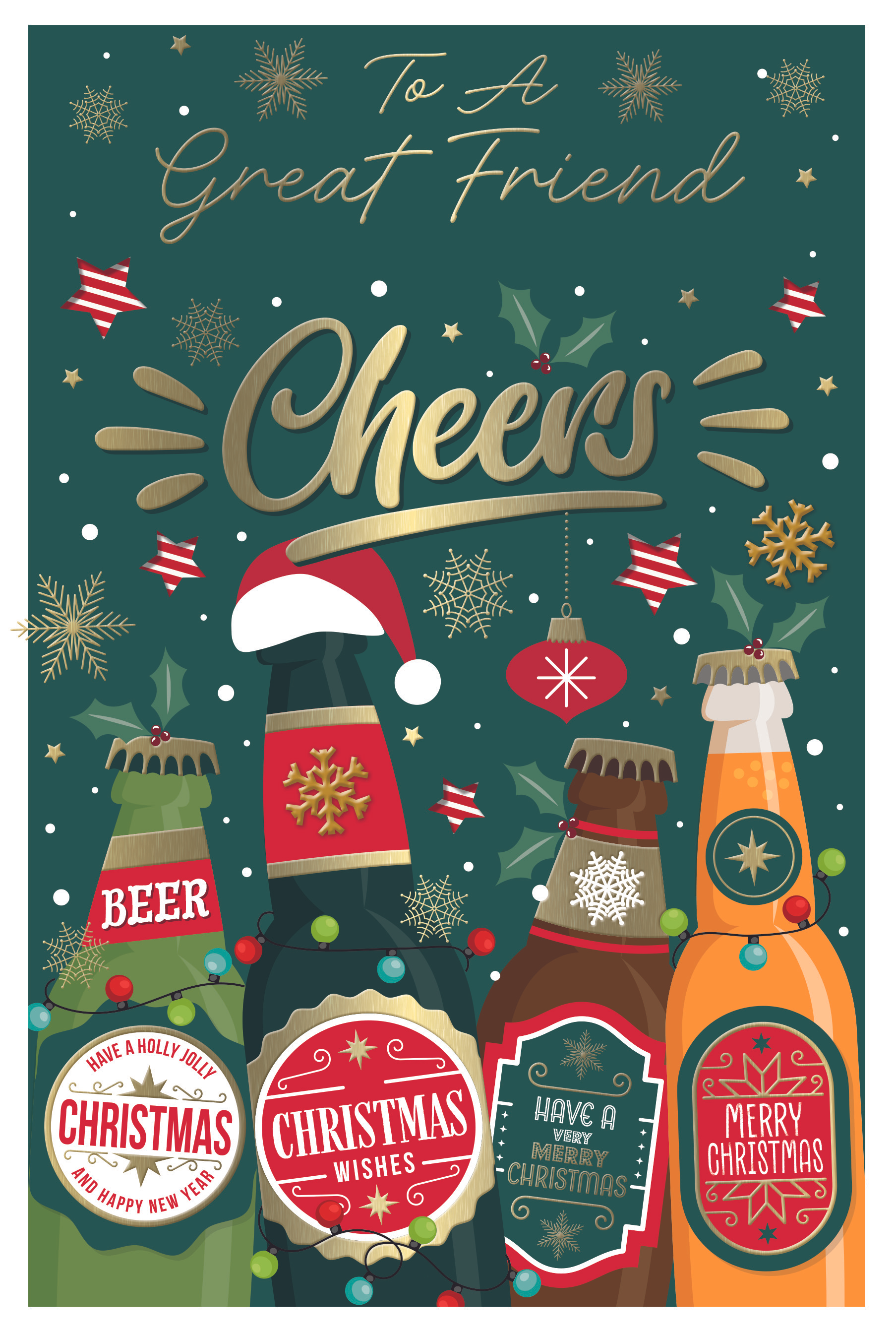 Prelude 6 Pack Cards C75 Christmas Friend