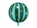 Starry Ball Matte Green 20" Foil Balloon
