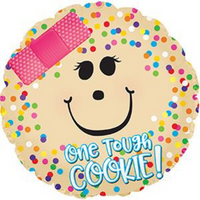 CTI Foil Balloon One Tough Cookie 17" (Loose)
