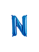 Northstar Foil Balloon Blue 16" Letter N