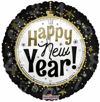 APAC Foil Balloon New Year Clock 18"