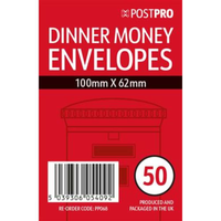 50pk Money Envelopes Manilla Dinner
